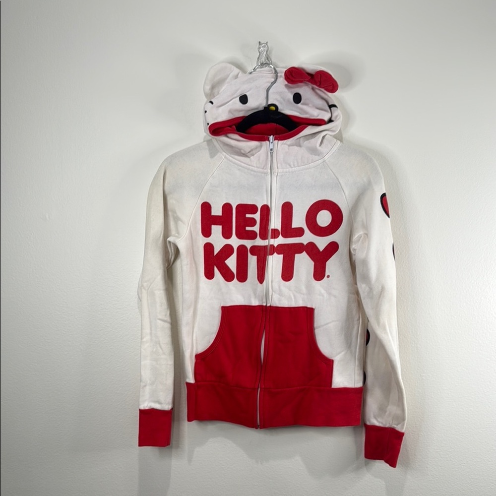 Hello Kitty Kids Hoodie - Red and White